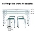 Набор мебели для пикника Green Glade M790-3 (зелёный)