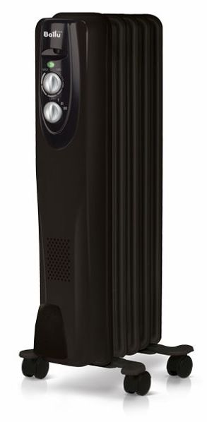 Масляный радиатор Ballu Classic black BOH/CL-05BRN 1000 (5 секций)