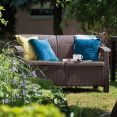 Диван садовый Keter CORFU II LOVE SEAT brown Артикул: 17197359B