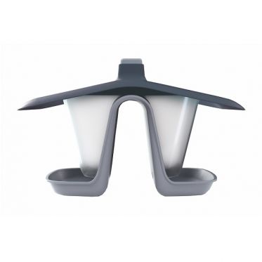 Кормушка для птиц Prosperplast Double, серый  Артикул: IBFD-405U