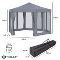 Тент-шатер быстросборный Helex 5431 серый