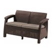Диван садовый Keter CORFU II LOVE SEAT brown Артикул: 17197359B