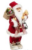 Фигурка новогодняя Дед Мороз 46 см (красный вельвет) Артикул: M1621