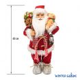 Фигурка новогодняя Дед Мороз Winter Glade высота 60 см (красный вельвет) Артикул: M22